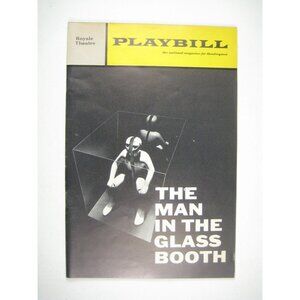 The Man in the Glass Booth Royal Theatre Playbill 1968 Royale Theatre NYC
